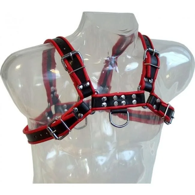 CHAIN HARNESS III BLACK / RED