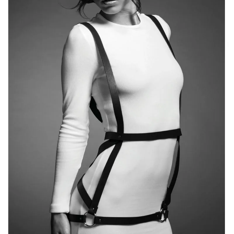 INDISCRETS MAZE ARNÉS FORMA DE VESTIDO MARRON