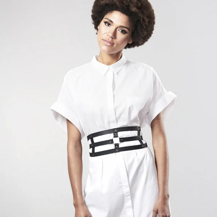 INDISCRETS MAZE CINTURON CON CORREA NEGRO