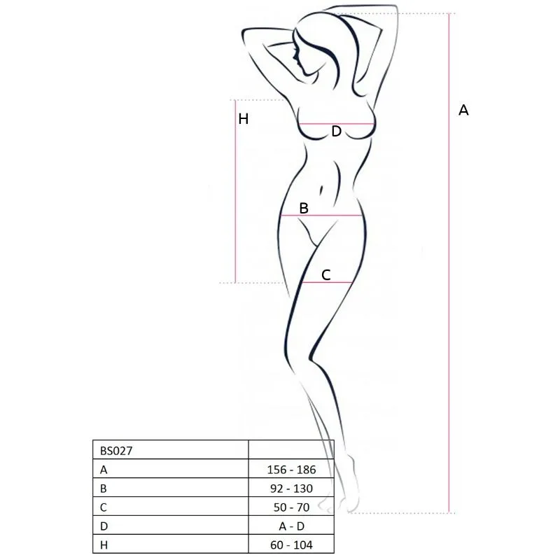 WOMAN BS027 BODYSTOCKING ESTILO VESTIDO BLANCO TALLA ÚNICA