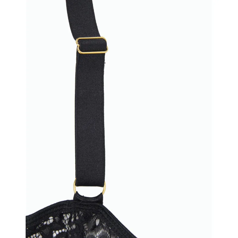 CORSET Y CINTURON NEGRO