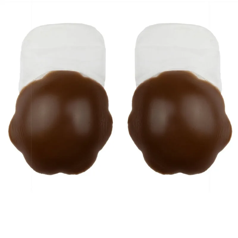 BYE-BRA - ELEVADOR PECHO PUSH-UP SILICONA MARRÓN TALLA