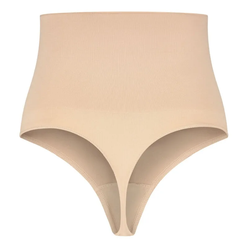 BYE-BRA - FAJA SIN COSTURAS ESTILO TANGA BEIGE TALLA