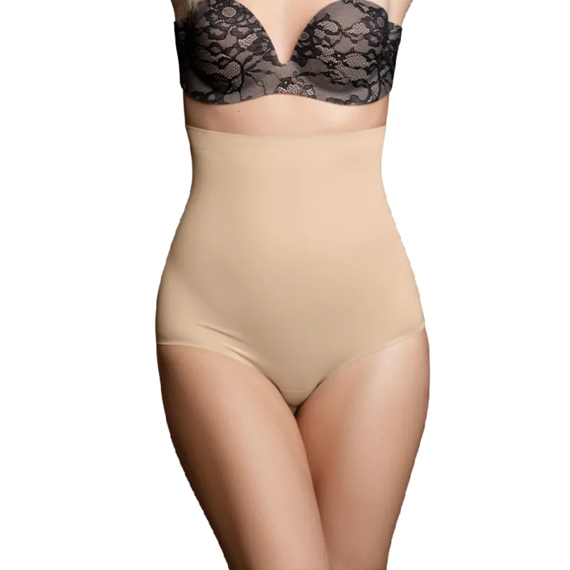 BYE-BRA - FAJA SIN COSTURAS ESTILO PANTIES BEIGE TALLA