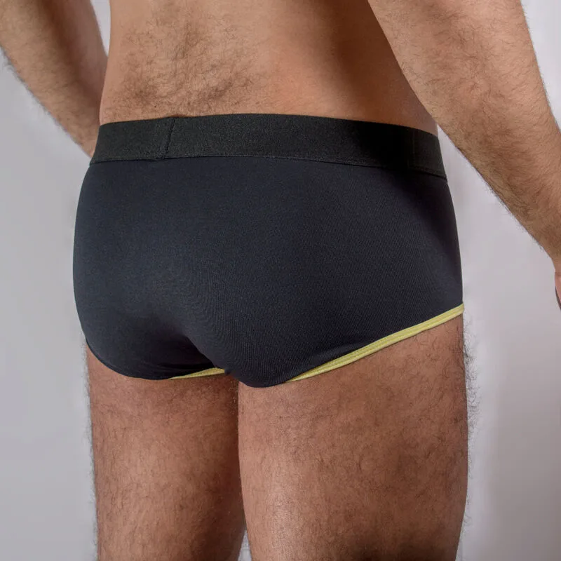 MS24A CALZONCILLO BRIEF DARK AMARILLO S