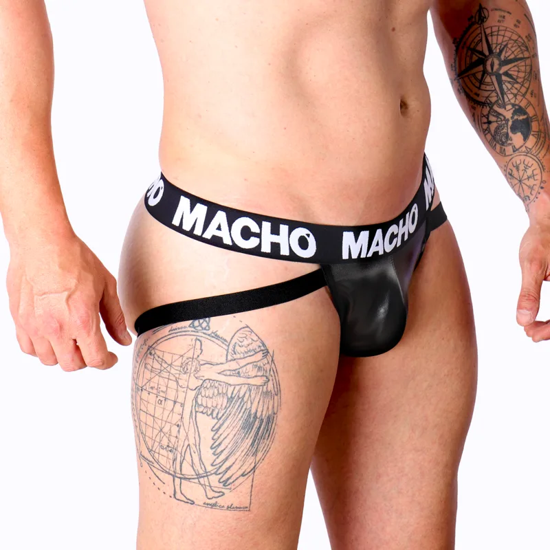 MX25NC JOCK CUERO NEGRO