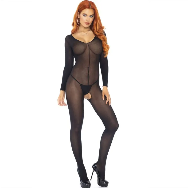 BODYSTOCKING NEGRO MANGA LARGA