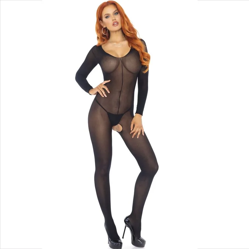 BODYSTOCKING NEGRO MANGA LARGA