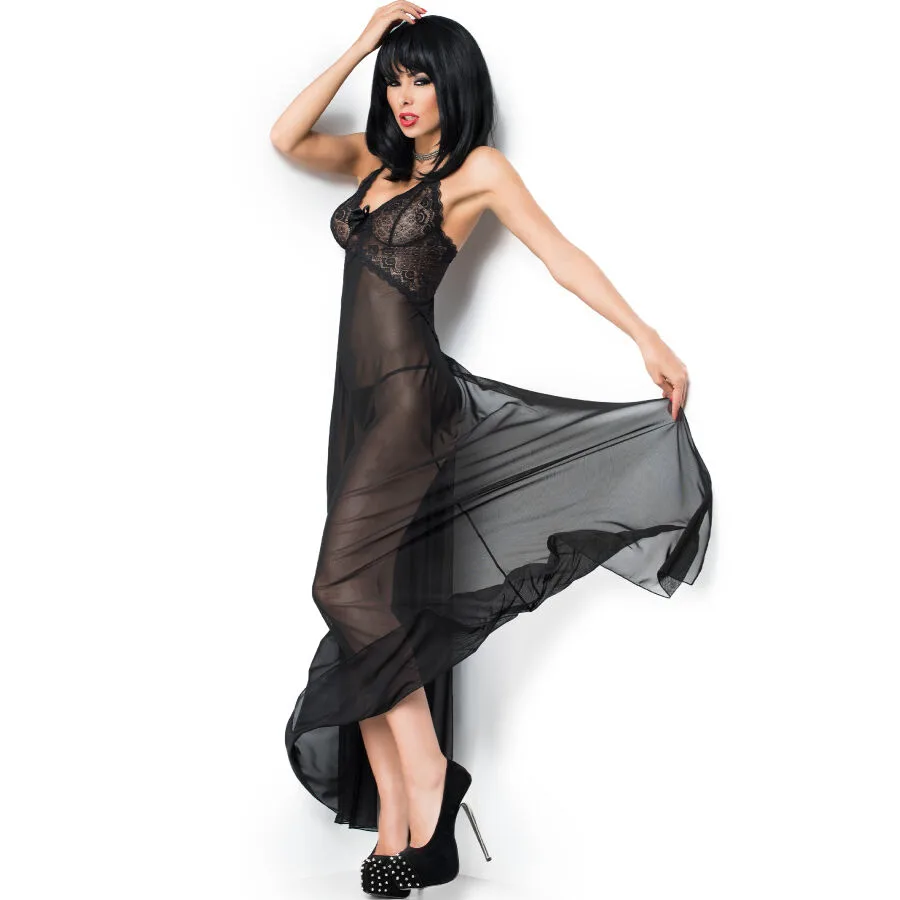 CHILIROSE - CR 3883 BABYDOLL LARGO NEGRO
