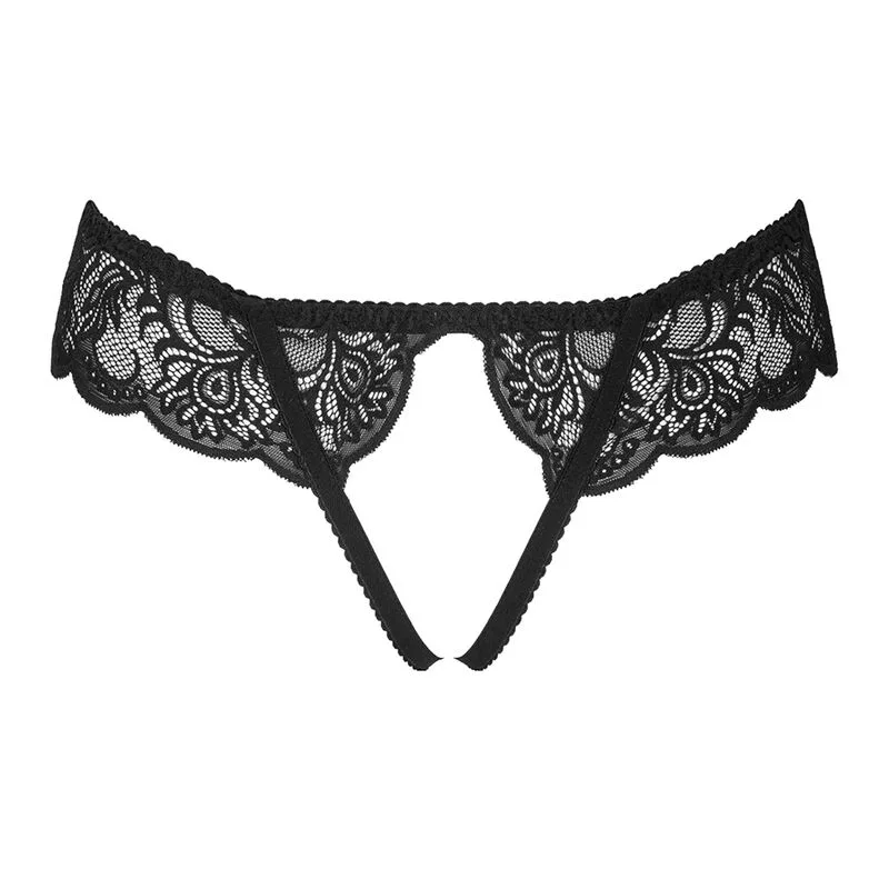 LIVCO CORSETTI FASHION - LOVE STORY LC 90679 PANTY CROTCHLESS NEGRO