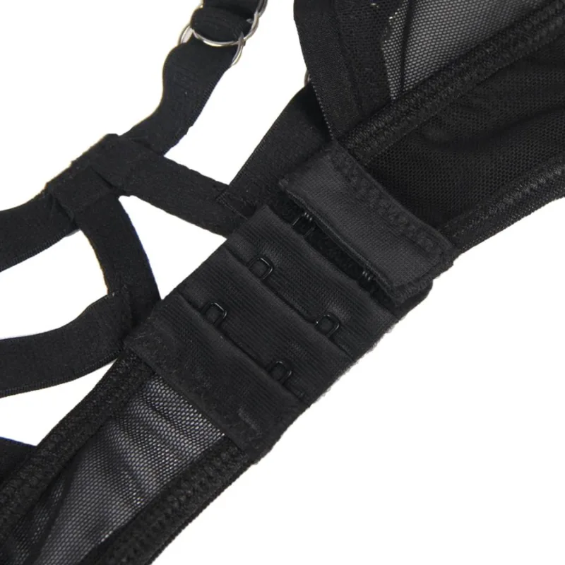 SET DOS PIEZAS SUJETADOR TRANSPARENCIAS Y TIRAS S/M