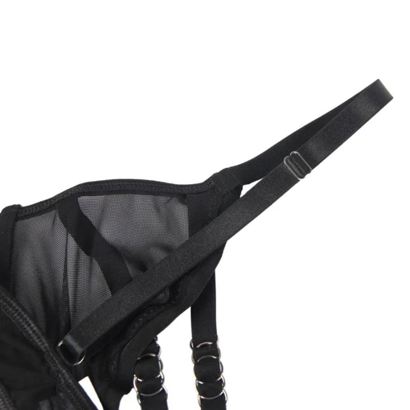 SET DOS PIEZAS SUJETADOR TRANSPARENCIAS Y TIRAS S/M