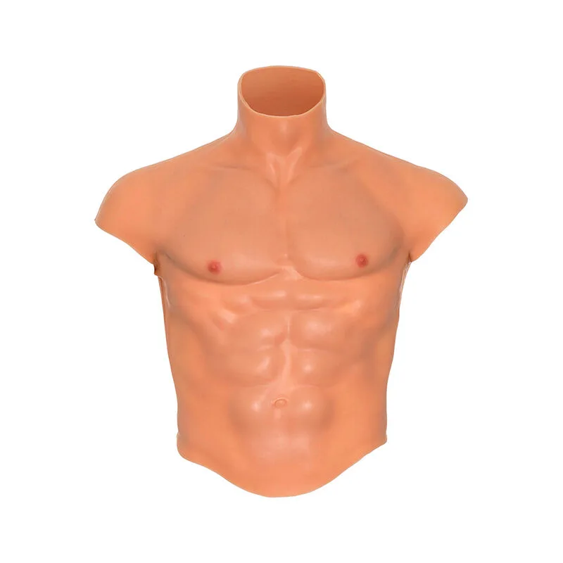 ALTER EGO CAMISETA SILICONA TORSO MASCULINO CON ABDOMINALES NATURAL