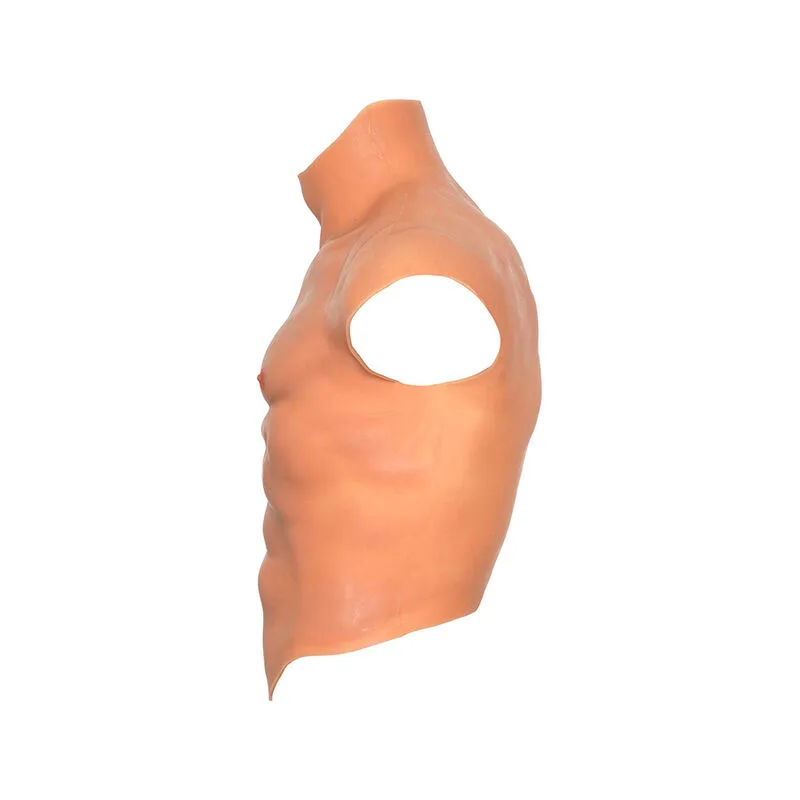 ALTER EGO CAMISETA SILICONA TORSO MASCULINO CON ABDOMINALES NATURAL