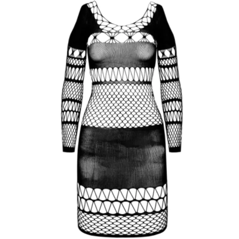 BS 105 BODYSTOCKING NEGRO TALLA ÚNICA