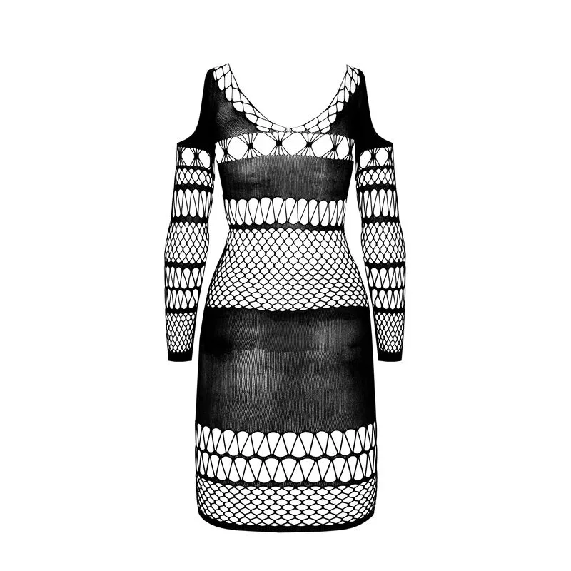 BS 105 BODYSTOCKING NEGRO TALLA ÚNICA