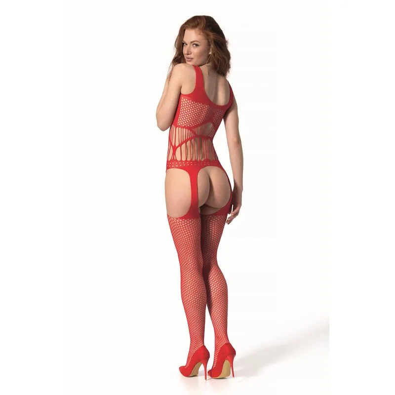 BS 106 BODYSTOCKING ROJO TALLA ÚNICA