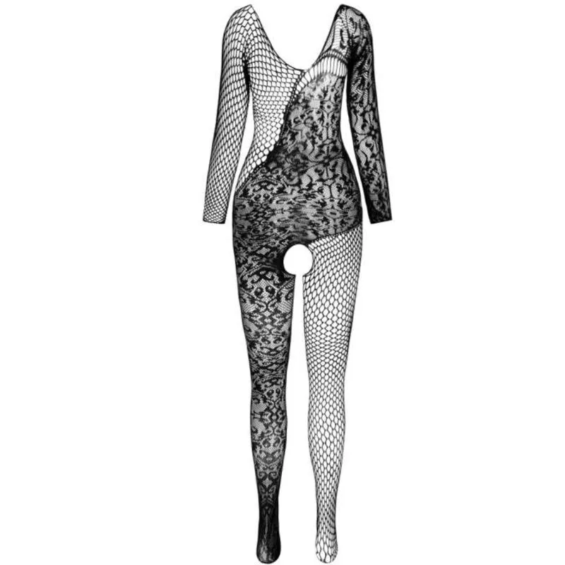 BS 107 BODYSTOCKING NEGRO TALLA ÚNICA