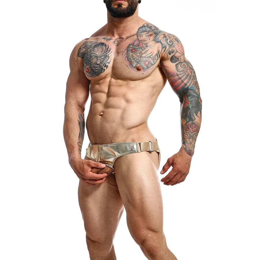 DNGEON JOCKSTRAP ANILLO PARA EL PENE DORADO TALLA ÚNICA