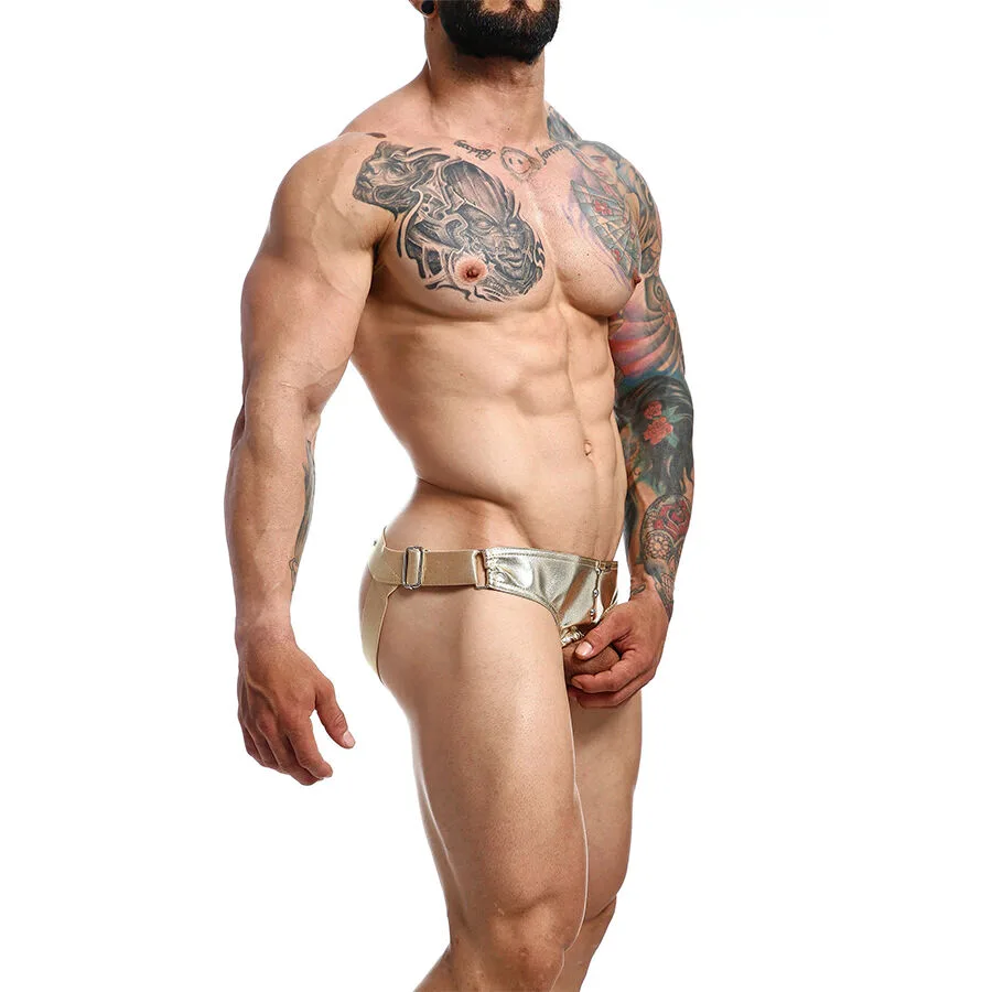 DNGEON JOCKSTRAP ANILLO PARA EL PENE DORADO TALLA ÚNICA
