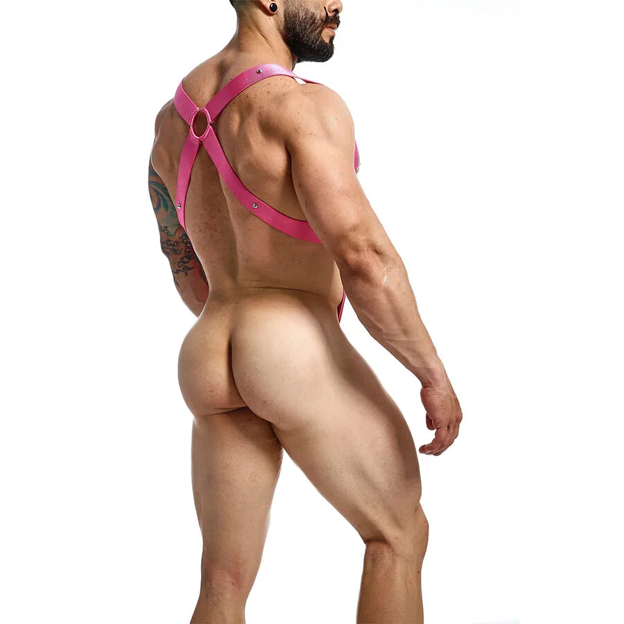 DNGEON ARNÉS DE ESPALDA CRUZADA ROSA TALLA ÚNICA