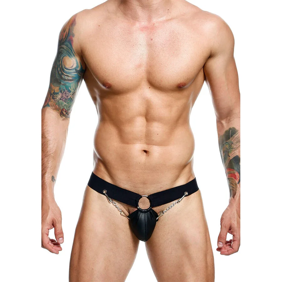 DNGEON JOCKSTRAP DE CADENA NEGRA TALLA ÚNICA