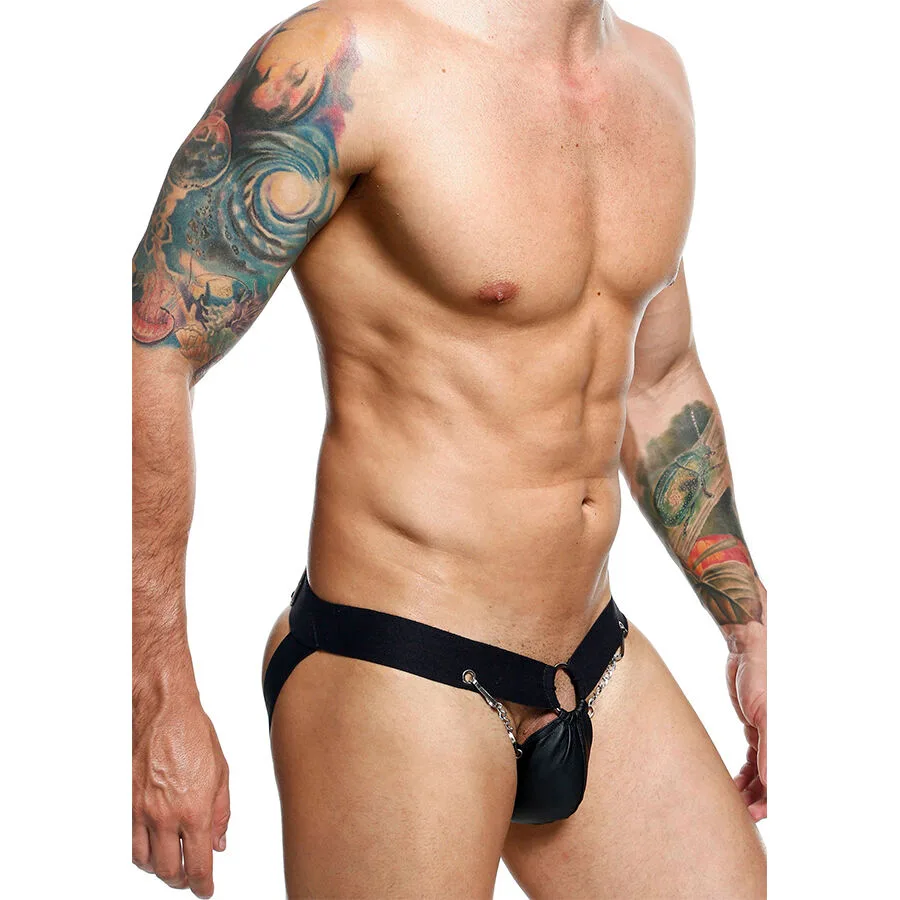 DNGEON JOCKSTRAP DE CADENA NEGRA TALLA ÚNICA