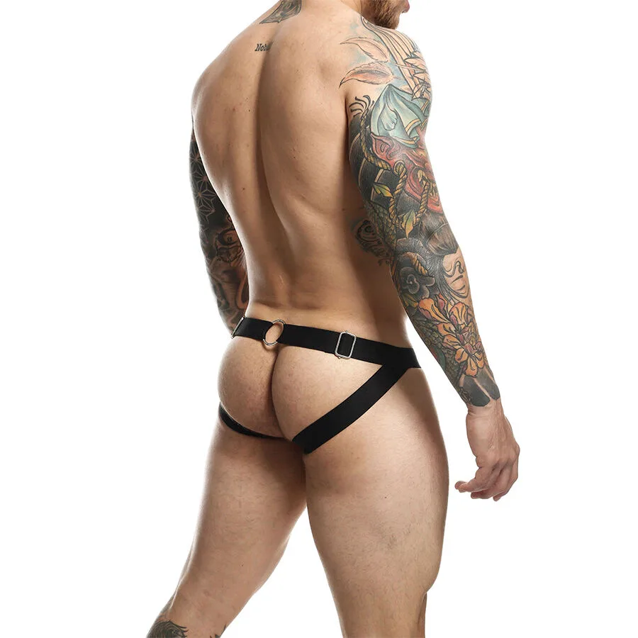 DNGEON JOCKSTRAP AMARILLO CON CADENAS TALLA ÚNICA