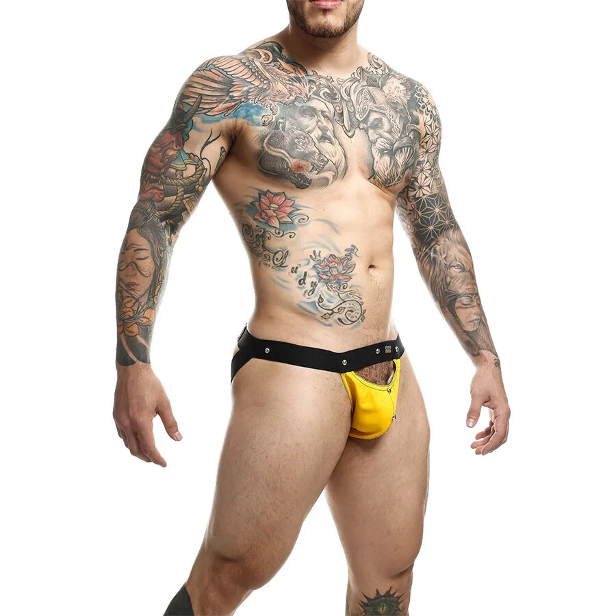 DNGEON JOCKSTRAP DEPORTISTA AMARILLO TALLA ÚNICA