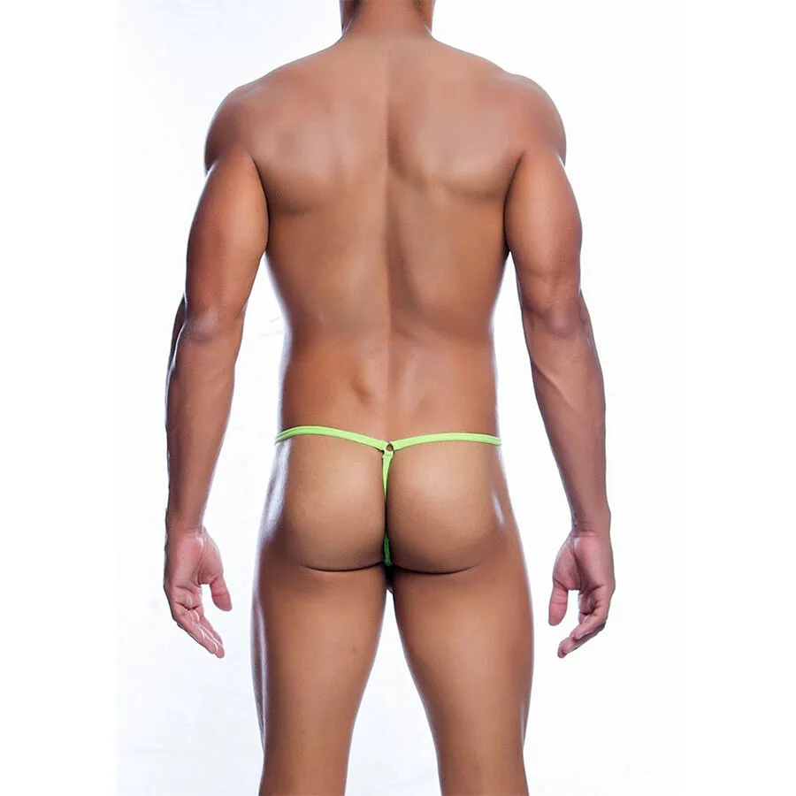TANGA VERDE CON FORMA DE LAGRIMA TALLA