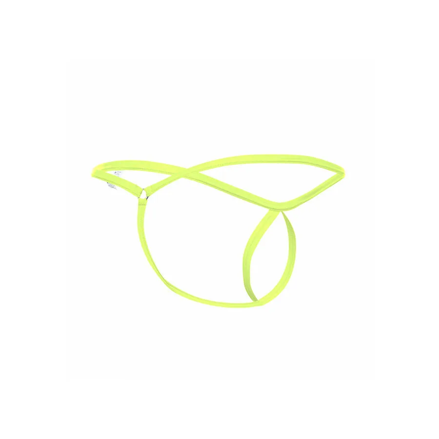 TANGA VERDE CON FORMA DE LAGRIMA TALLA