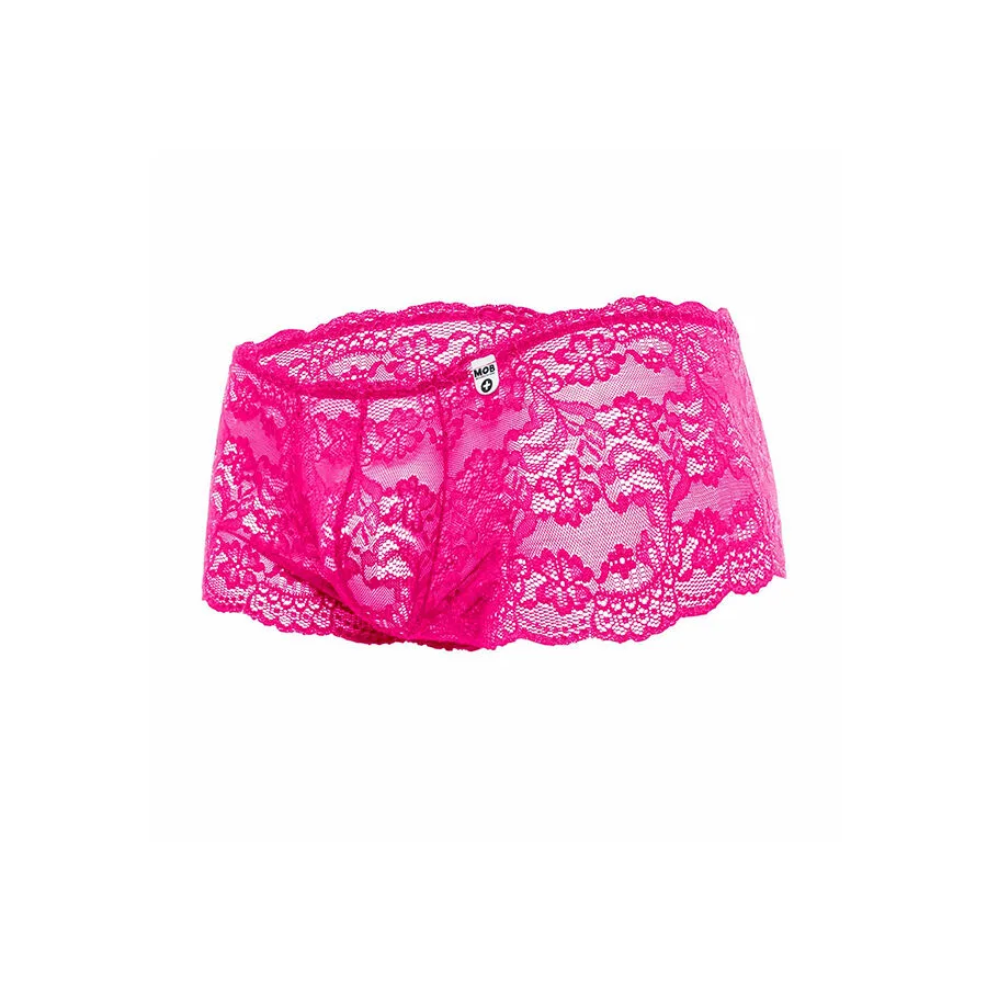BOXER ENCAJE ROSA TALLA