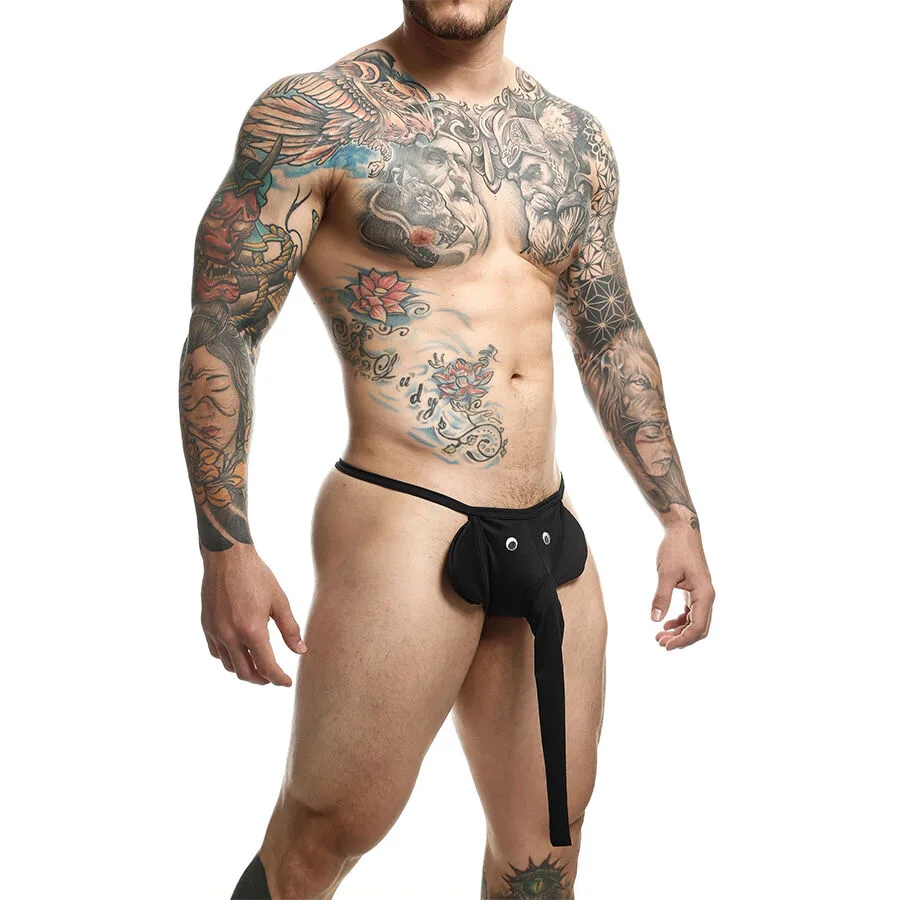 TANGA ELEFANTE NEGRO TALLA ÚNICA