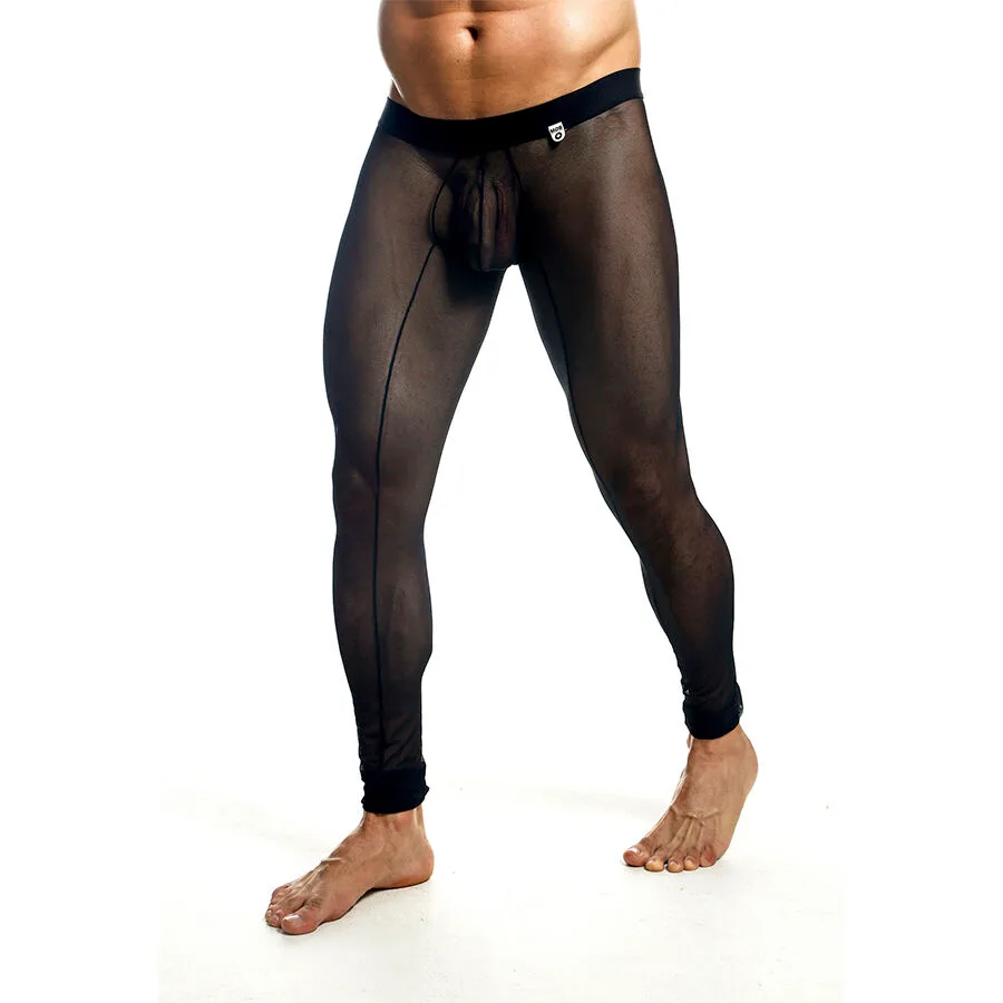MEDIAS DE MALLAS TRANSPARENTES NEGRAS TALLA