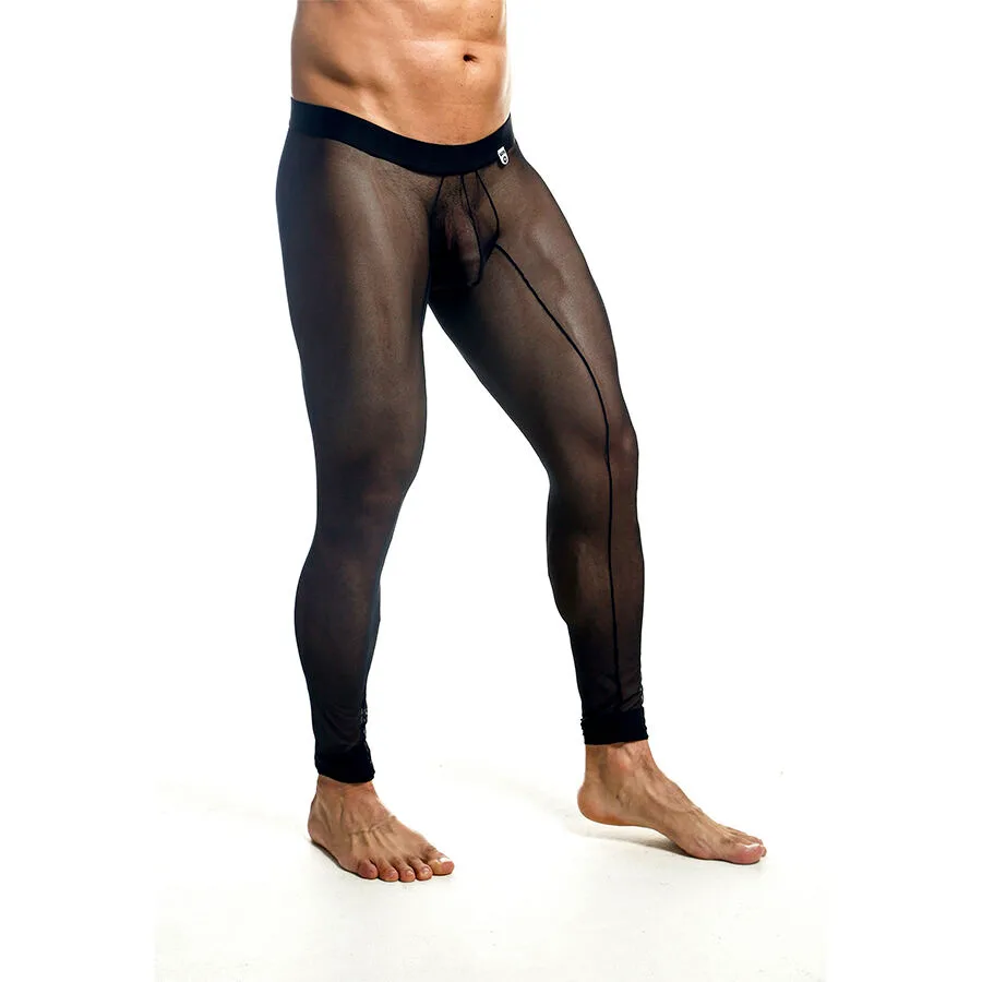MEDIAS DE MALLAS TRANSPARENTES NEGRAS TALLA