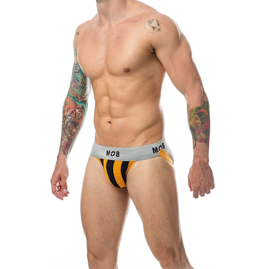 JOCK CLASICO STRIPE NARANJA TALLA