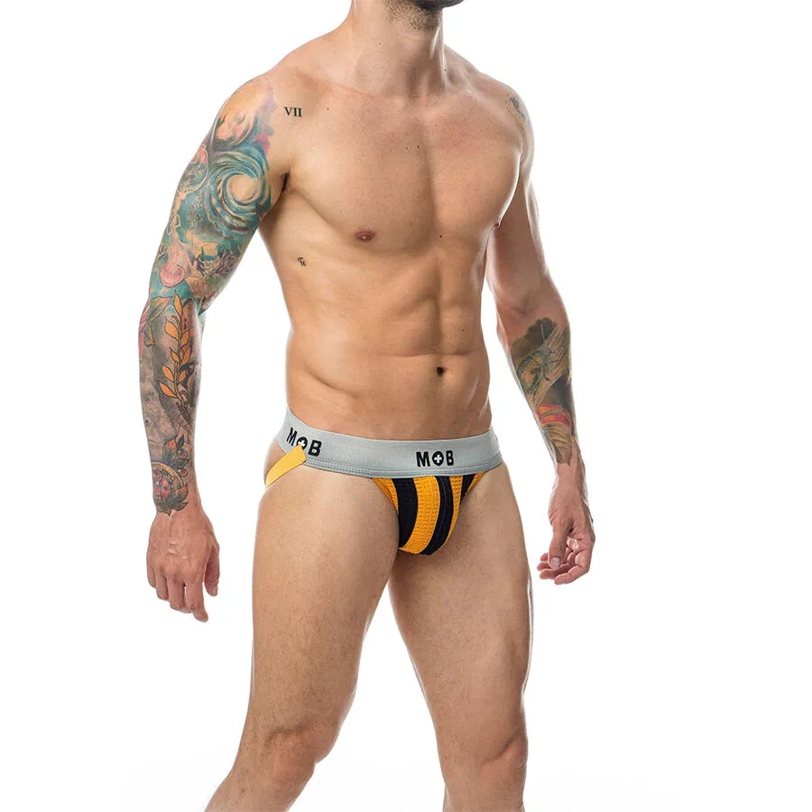 JOCK CLASICO STRIPE NARANJA TALLA