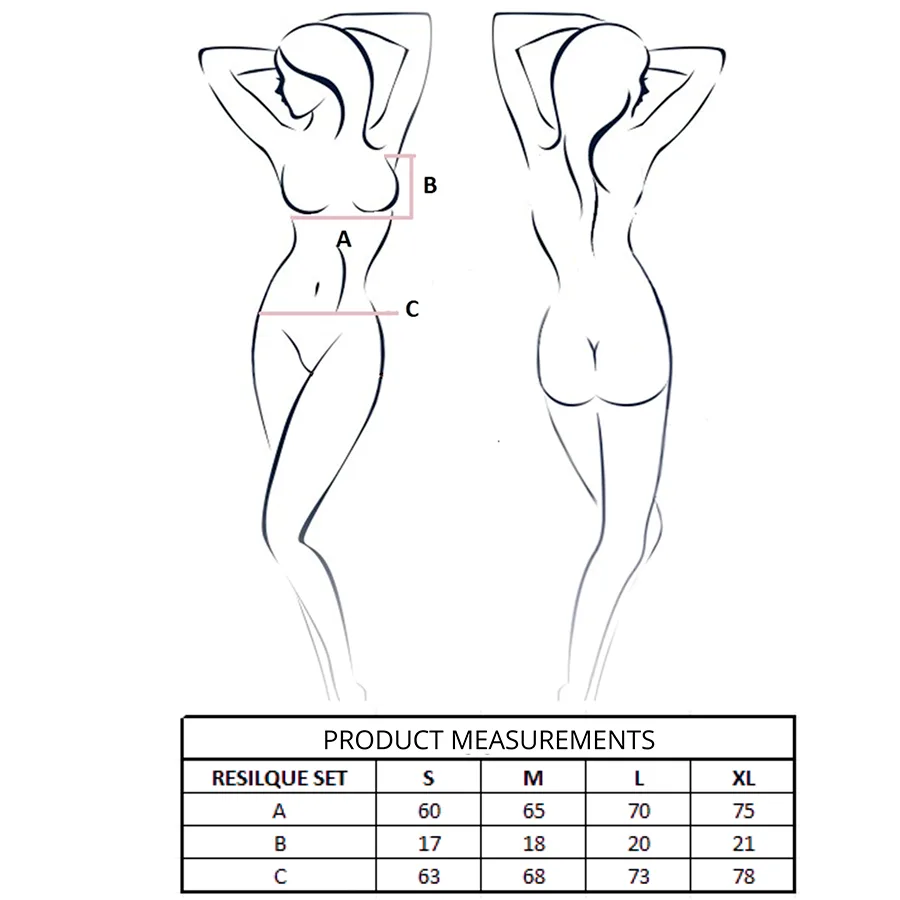 RESILQUE SET SUJETADOR + TANGA NEGRO