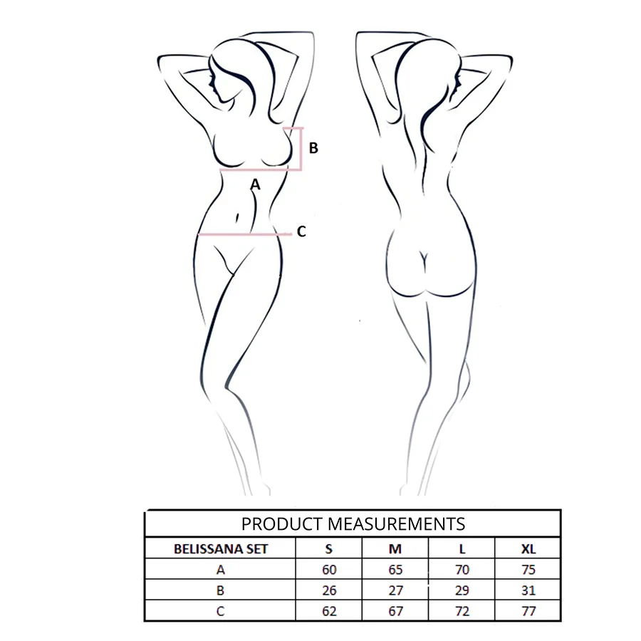 BELISSANA SET SUJETADOR + TANGA