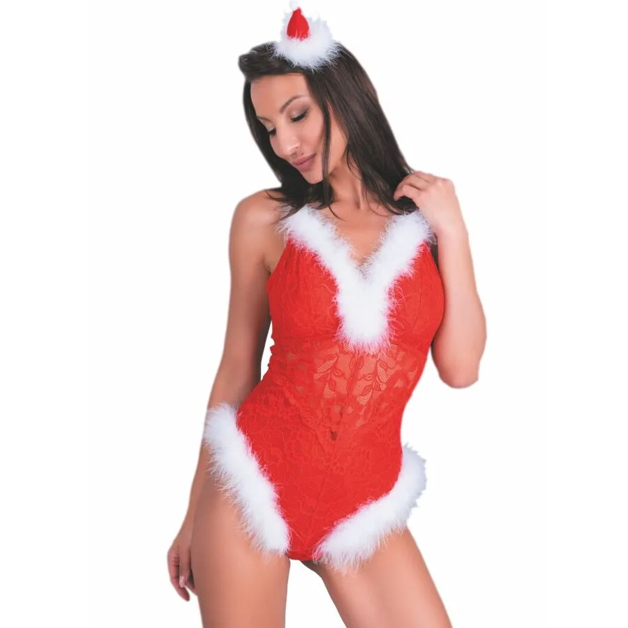 LIVCO CORSETTI FASHION - NAUGHTY SANTA LC 90706 BODY NAVIDEÑO
