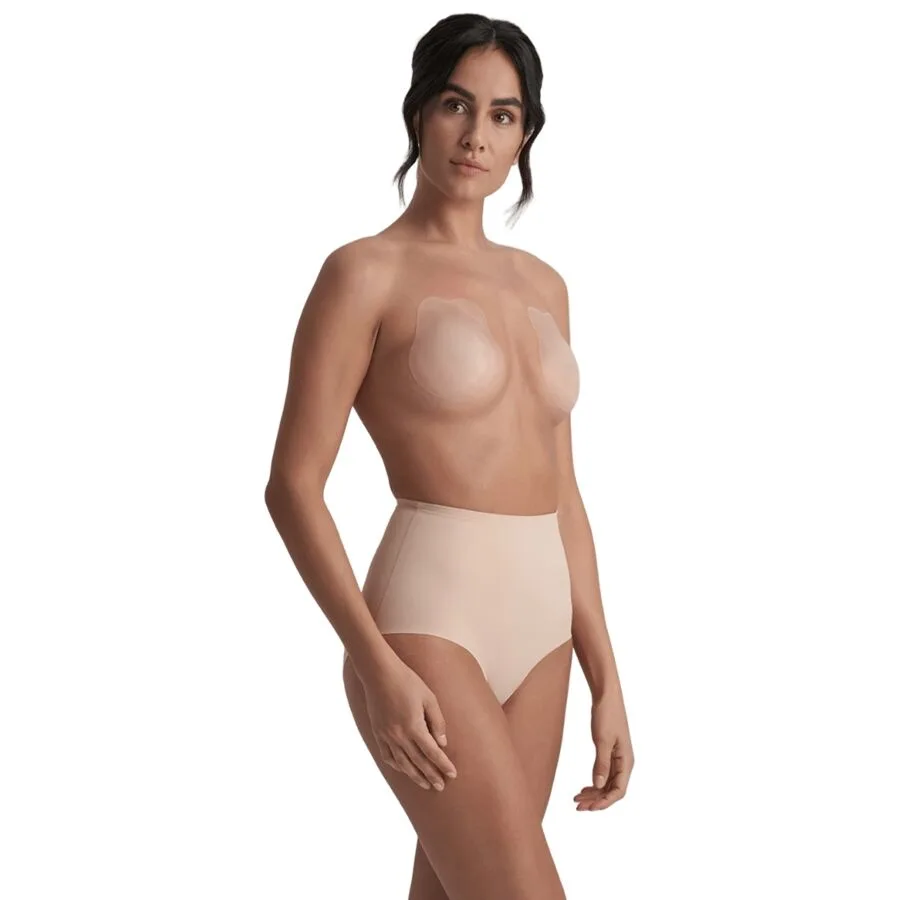 BYE-BRA - RABBIT COPAS DE SILICONA BEIGE TALLA