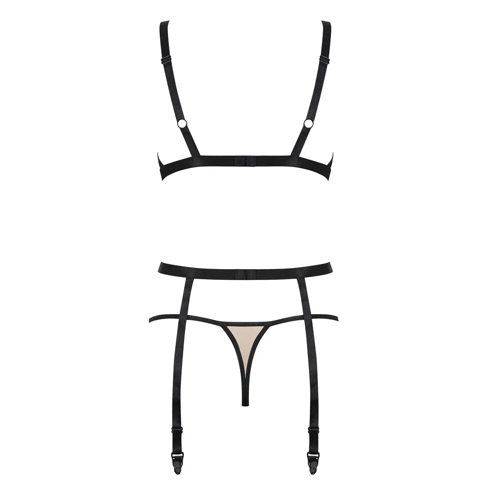 CONJUNTO NUDELIA OBSESSIVE NEGRO