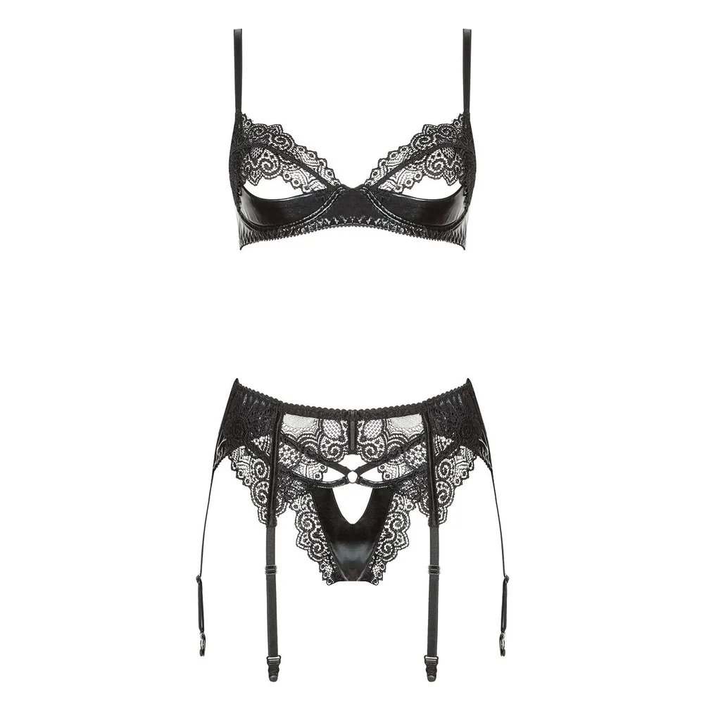 CONJUNTO DE 3 PIEZAS MARILYN NEGRO BEAUTY NIGHT FASHION