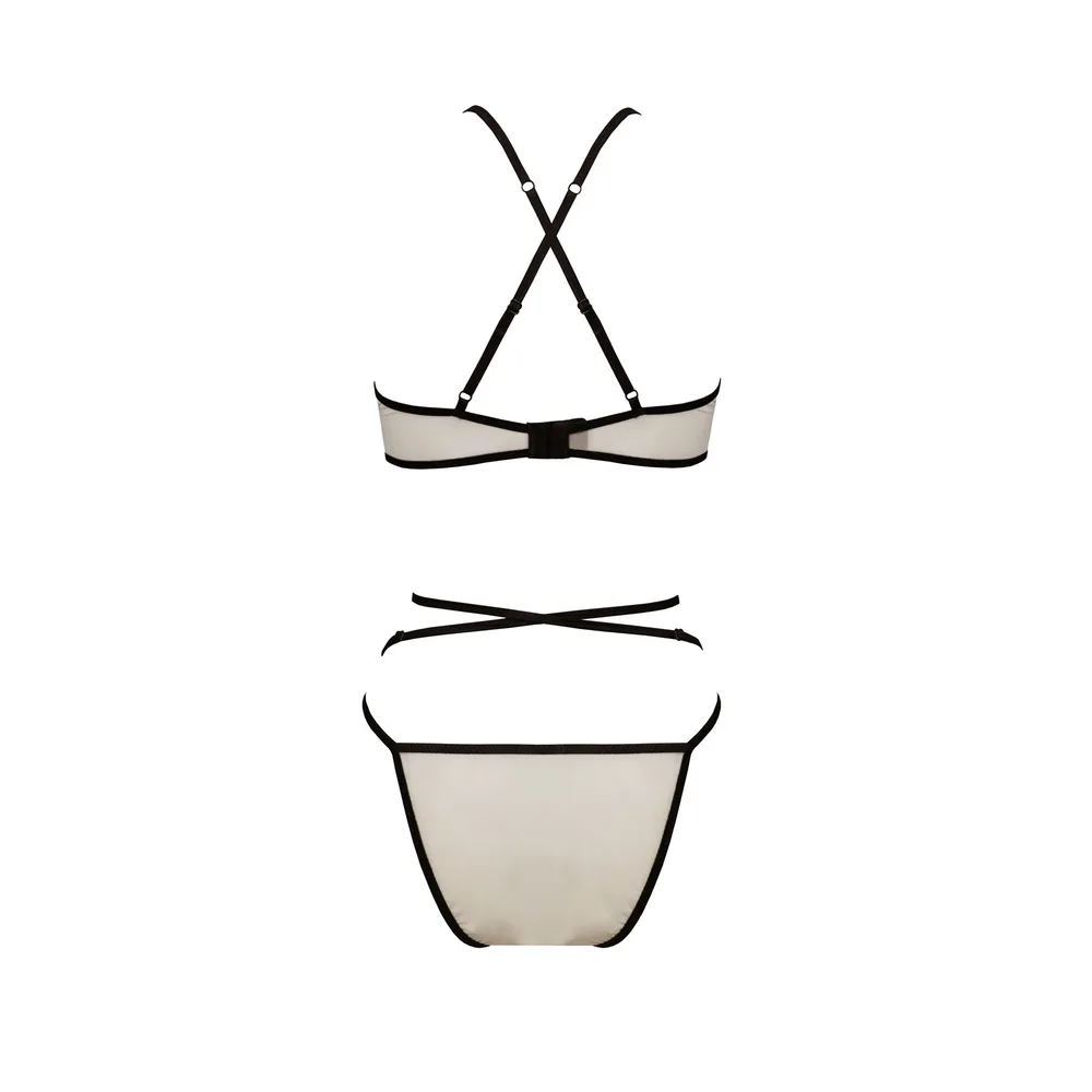 CONJUNTO DE 2 PIEZAS CHIKA BEIGE DEVIL COLLECTION PASSION