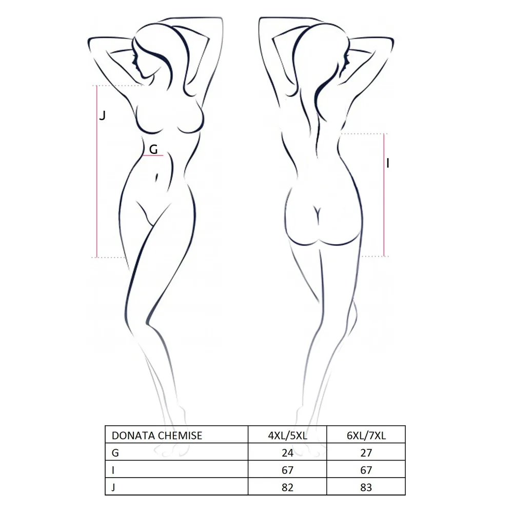 PICARDÍA Y TANGA DONATA NEGRO TALLA QUEEN PASSION