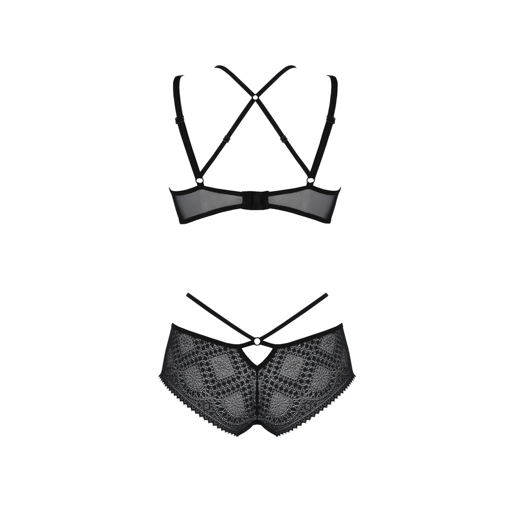 CONJUNTO DE 2 PIEZAS DROSERA BIKINI NEGRO ECO COLLECTION PASSION
