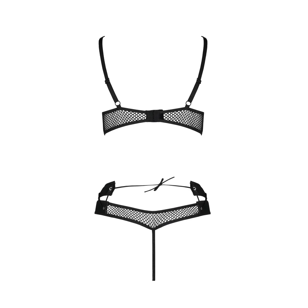 CONJUNTO DE 2 PIEZAS FRANCESCA NEGRO PASSION