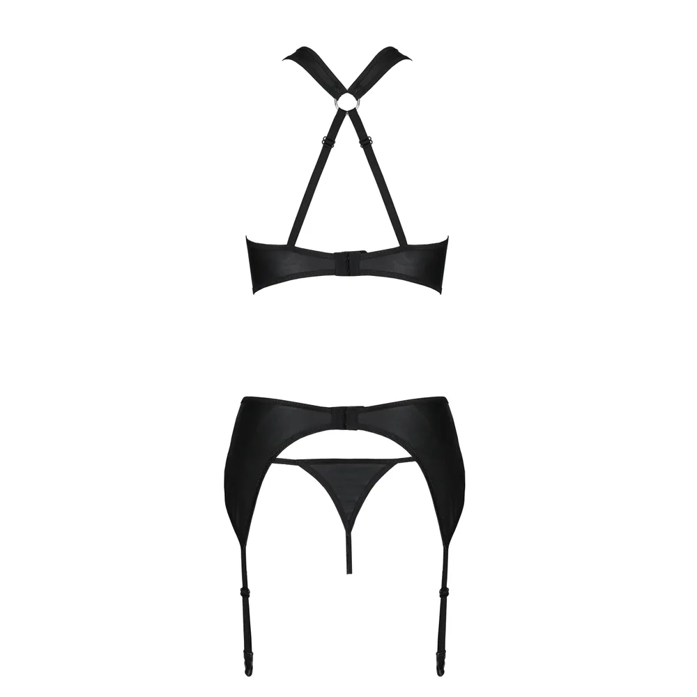 CONJUNTO DE 3 PIEZAS HIMA NEGRO PASSION