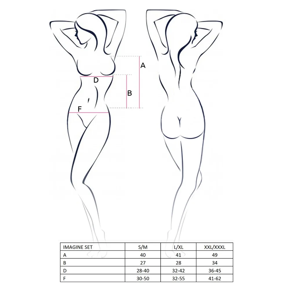 CONJUNTO DE 2 PIEZAS IMAGINE NEGRO PASSION