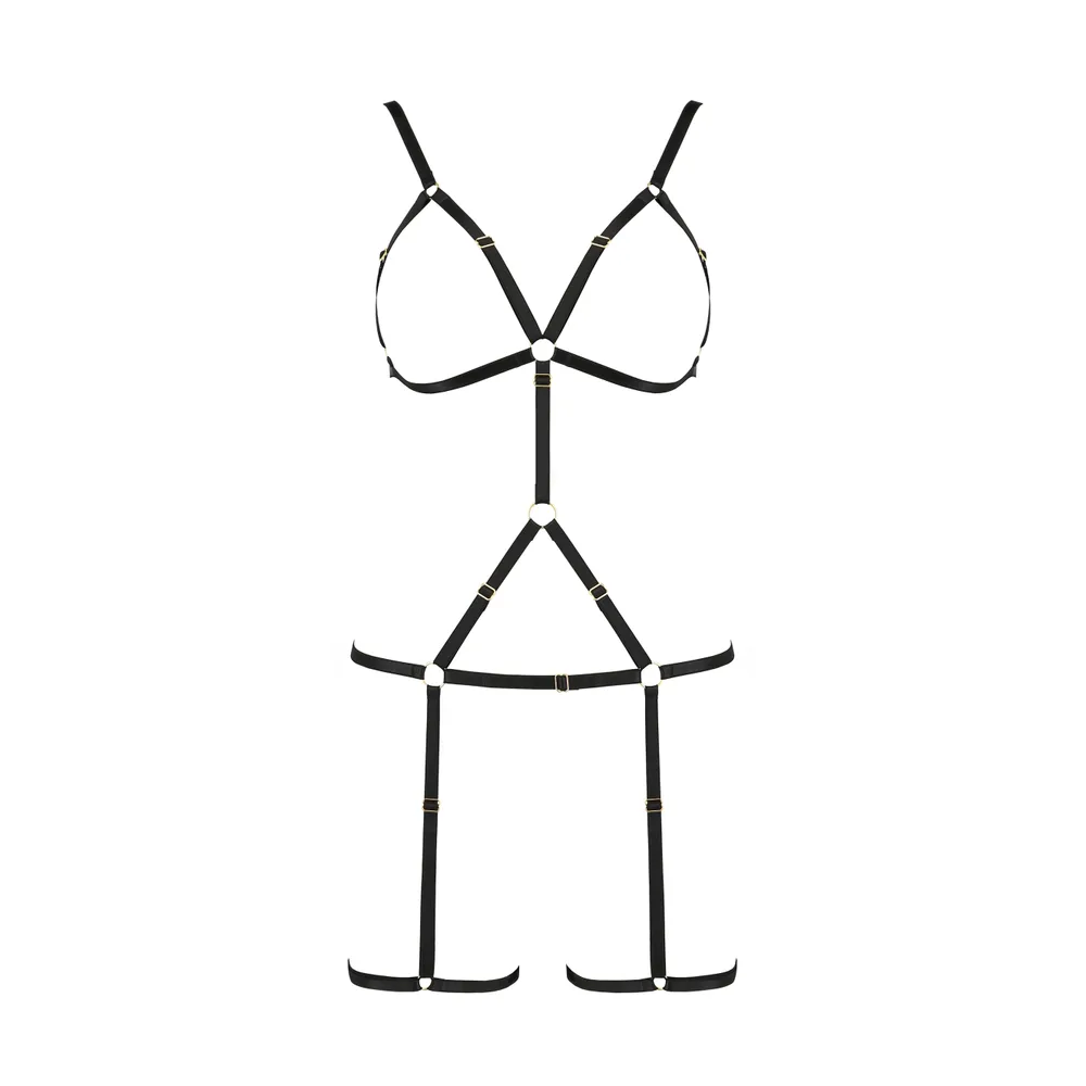 ARNÉS CORPORAL INDICA NEGRO DEVIL COLLECTION PASSION